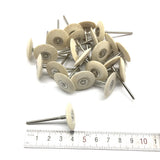 50PCS High Velvet Wheel Brush Felt Wheel Rotary Polishing Buffing Tool