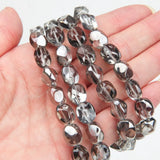 50PCS Irregular Glass Beads Charms for Jewelry Making DIY