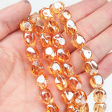 50PCS Irregular Glass Beads Charms for Jewelry Making DIY