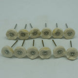 50PCS Jewelry Polishing Buffing Brush 22*2.35MM Rubber Wire/Leather Wheel