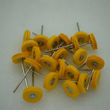 50PCS Jewelry Polishing Buffing Brush 22*2.35MM Rubber Wire/Leather Wheel