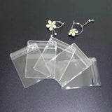 50PCS Jewelry Transparent Ziplock Storage Bags