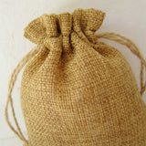 50PCS Jute Drawstring Pouch Jute Bags Drawstring Bag Gift Pouch Packaging