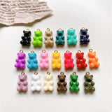 50PCS Korea Resin Candy Bear DIY Jewelry Set