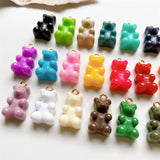 50PCS Korea Resin Candy Bear DIY Jewelry Set