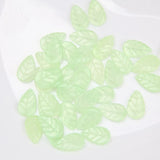 50PCS Leaf Pendants Charms for Jewelry Making Bracelet Supplies Necklace Diy