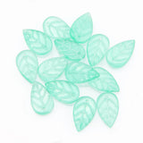 50PCS Leaf Pendants Charms for Jewelry Making Bracelet Supplies Necklace Diy