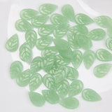 50PCS Leaf Pendants Charms for Jewelry Making Bracelet Supplies Necklace Diy