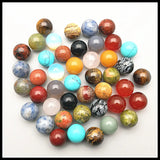 50PCS 8mm Loose Gem Stone Round Ball Natural Beads Jewelry Accesory