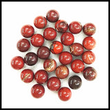 50PCS 8mm Loose Gem Stone Round Ball Natural Beads Jewelry Accesory