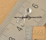 50PCS 925 Sterling Silver Jewelry Making Component Connect Necklace/Pendant