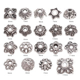 50PCS Metal Hollow Beads Alloy End Caps for DIY Necklace Bracelet Jewelry Making