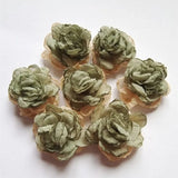 50PCS Flower Cabochons 35MM for DIY Jewelry Handcraft Making Stick On Surface