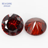 600PCS 12Color Birthday Stone Round Loose Cubic Zirconia Synthetic Spinel