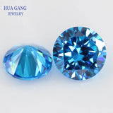 600PCS 12Color Birthday Stone Round Loose Cubic Zirconia Synthetic Spinel