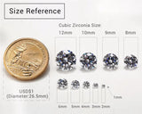 600pcs 12 Colors Birthday CZ Stones Synthetic Gemstones