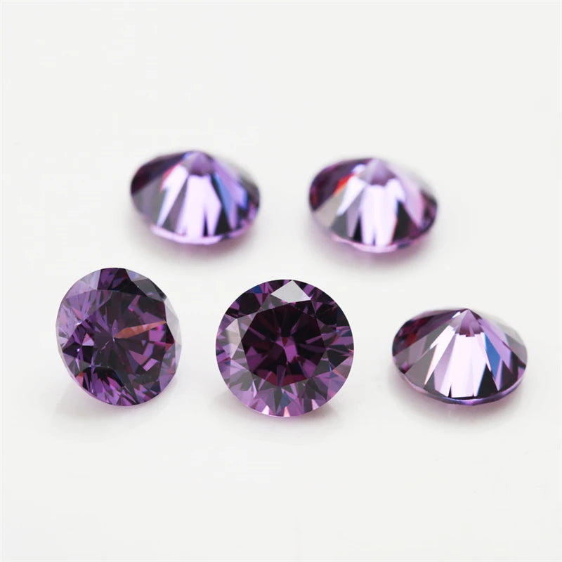 600pcs 12 Colors Birthday CZ Stones Synthetic Gemstones