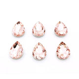 50PCS Rain Drop Shape Glass Rhinestones G04