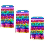 50PCS Rainbow Flash Plastic Ziplock Bags for DIY Jewelry Display