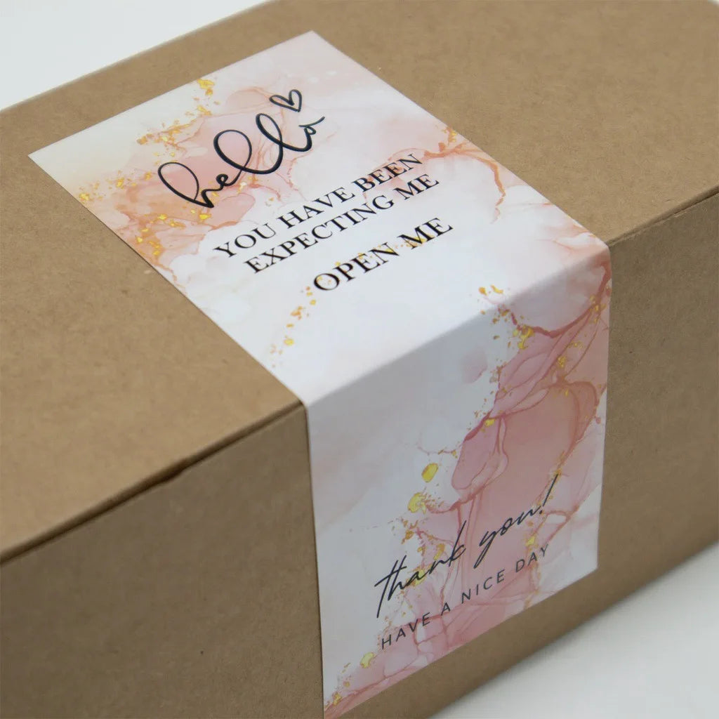 50PCS Thank You Self-adhesive Sticker Waterproo...