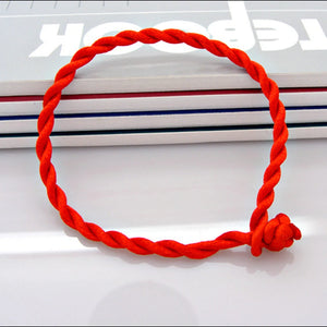 50PCS Red Rope Bangle Nylon Cord Craft Weave String Line Classic Jewelry