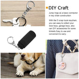 50PCS Metal Swivel Clasp Snap Hooks Trigger Clips D Rings for Keychain Hardware