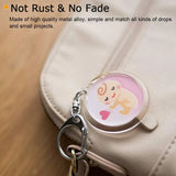 50PCS Metal Swivel Clasp Snap Hooks Trigger Clips D Rings for Keychain Hardware