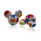 50PCS Mouse Beads Baby Teether BPA Free DIY Silicone Beads
