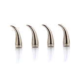 50PCS Silver 21mm Screw Back Cat Claw Spikes Studs for Leather Craft Hats Punk