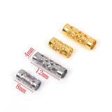 50PCS Stainless Steel Tube Spacer Beads for Jewelry Making DIY