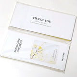 50PCS Brown Waterproof Coated Sticker Label Tag - Business Thank You