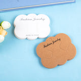 50PCS Brown Clouds Paper Card Hair Accessories Display Card DIY Hair Clip Packag