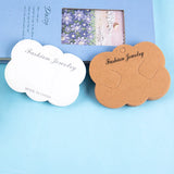 50PCS Brown Clouds Paper Card Hair Accessories Display Card DIY Hair Clip Packag