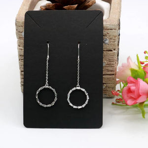 50PCS Earring Package Hang Tag Card Ear Studs Necklace Display Cards
