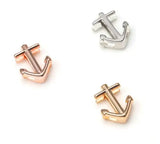 50PCS 10MM Slide Charm Anchor DIY Accessory for Stainless Steel Bracelet