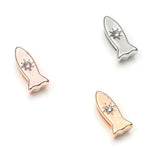 50PCS Fish Slide Charm DIY Accessory For Stainless Steel Bracelet