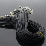 50PCS Silver-Plated Lobster Clasp Rope for DIY Jewelry Necklace