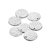 50PCS Copper Coin Charms Round Disc Pendants for Jewelry Makings