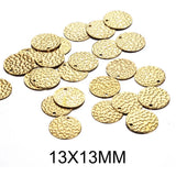 50PCS Copper Coin Charms Round Disc Pendants for Jewelry Makings