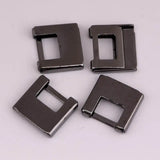 50PCS Copper Geometric Brass Pendant DIY Square Bag Charm Accessories