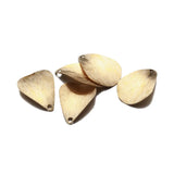 50PCS/lot Leaf Petal Copper Brass Charms Pendants for Jewelry DIY Making