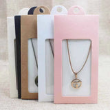 50PCS Jewelry Packing Window Box for Necklaces/Earrings