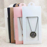 50PCS Jewelry Packing Window Box for Necklaces/Earrings