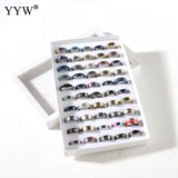Stainless Steel Finger Ring 50PCs/Box Unisex Mixed Colors