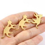 50 Cat Zinc Alloy Charms Pendant for DIY Jewelry Making