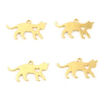 50 Cat Zinc Alloy Charms Pendant for DIY Jewelry Making