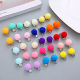 50 Pairs Heart Clip On Earrings for Kids - Cute Cartoon Design