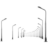 50Pcs 1:150 Model Street Light Railway Lamp LED Garden Landscape Light