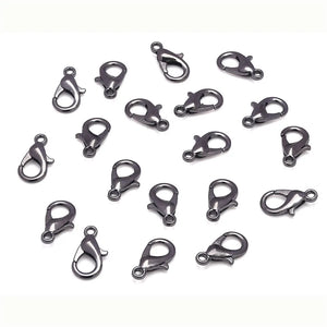 50Pcs 10-21mm 7 Colors Jewelry Findings Alloy Lobster Clasp Hooks For DIY