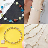 50Pcs 10-21mm 7 Colors Jewelry Findings Alloy Lobster Clasp Hooks For DIY